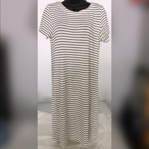 Striped shirt dress size SMALL
